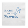 Baby You're A Firework 4th Of July Cocktail Paper Beverage Napkins