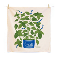 Basil Kitchen Tea Towel