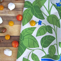 Basil Kitchen Tea Towel
