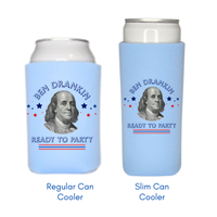 Ben Drankin Can Cooler Sleeve for 4th of July