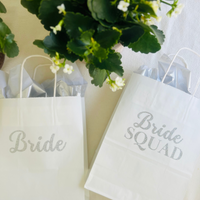 Bride And Bride Squad Bachelorette Paper Gift Bags | Bachelorette Party Favors