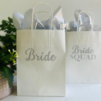 Bride And Bride Squad Bachelorette Paper Gift Bags | Bachelorette Party Favors