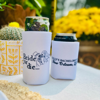 Bride Or Die Can Cooler, Regular & Slim Fit | Halloween Bachelorette