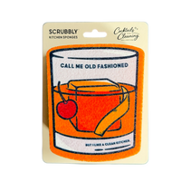 Old Fashioned Cocktail Scrubbly Sponge