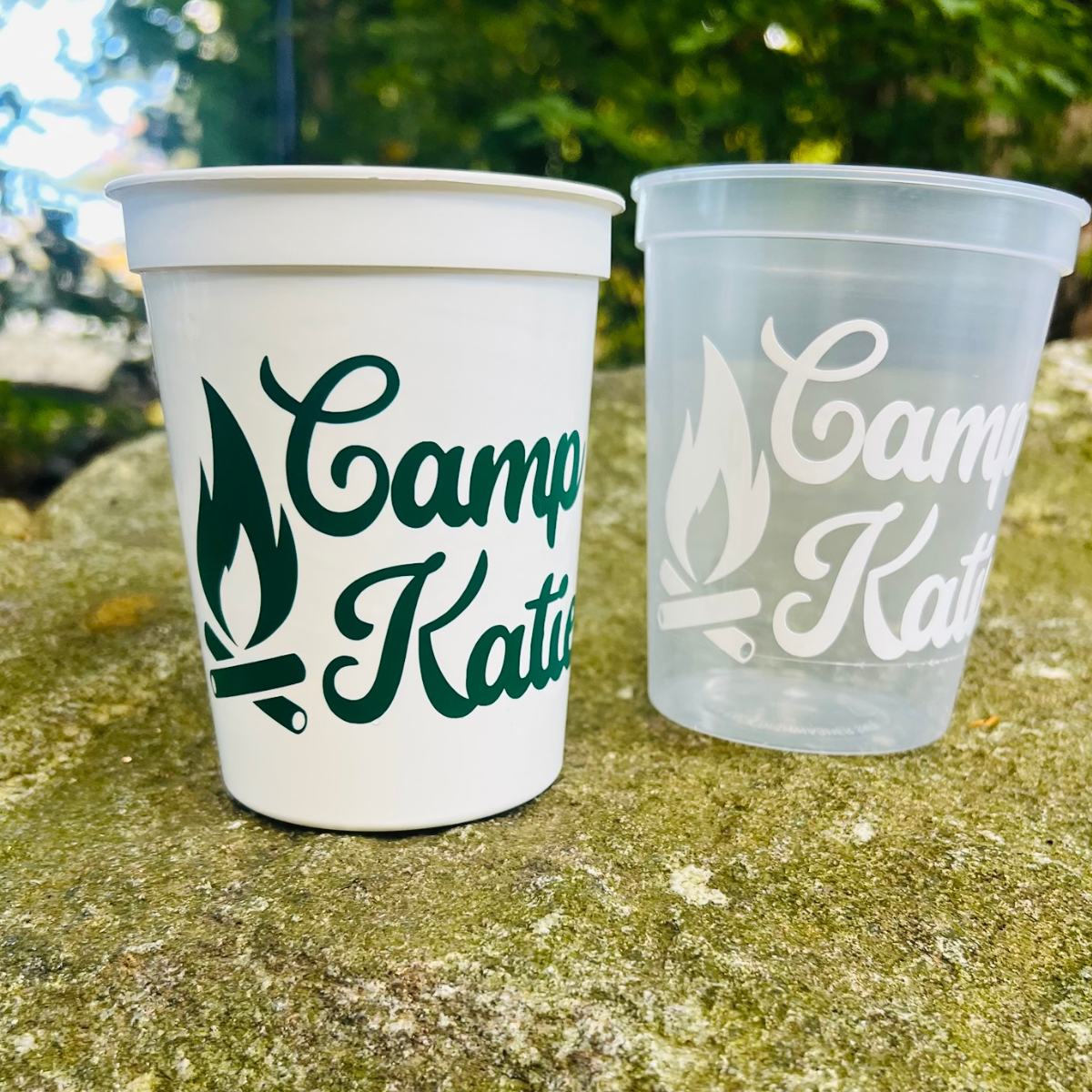 Camp Bach Customizable Bachelorette 16oz Stadium Cups | Mountain Bachelorette