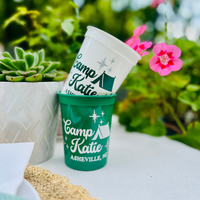 Personalizable Camp Bachelorette Cups | Last Trail Bachelorette