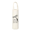 Corks Are For Quitters Canvas Wine Bag, Corkscrew Design