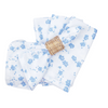 Cottage Florals Blue Dinner Napkins, Set of 4