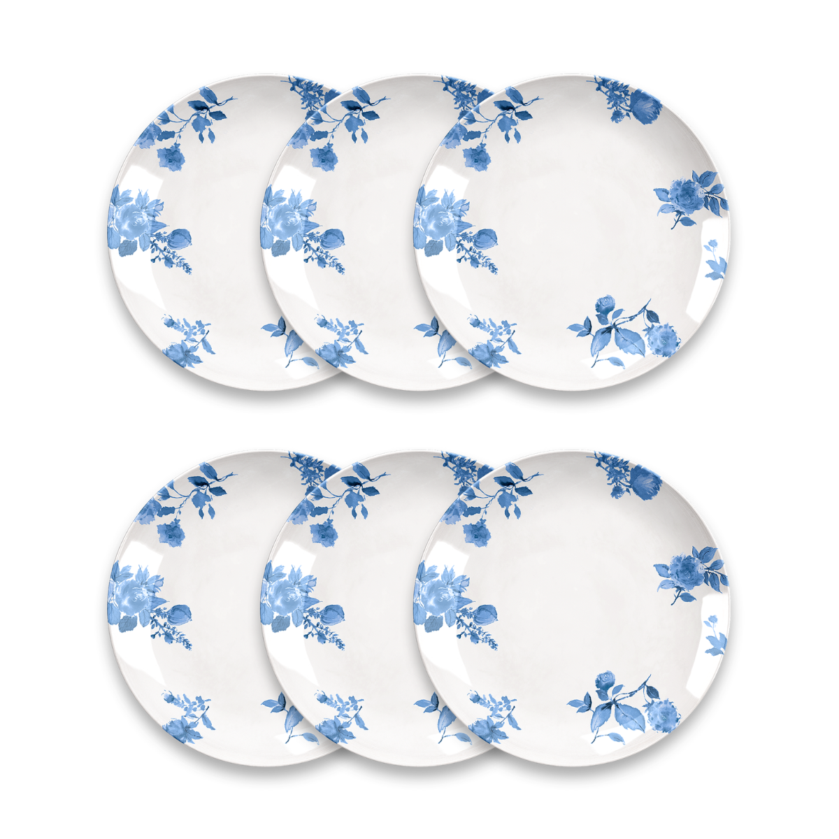 Cottage Florals Melamine Dinner Plate
