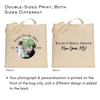 Custom Photo Canvas Tote