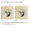 Custom Photo Canvas Tote