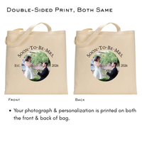 Custom Photo Canvas Tote