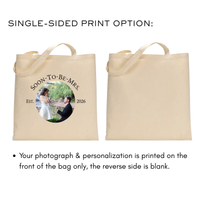 Custom Photo Canvas Tote