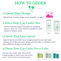 Custom Neoprene Can Cooler, Regular and Slim Fit