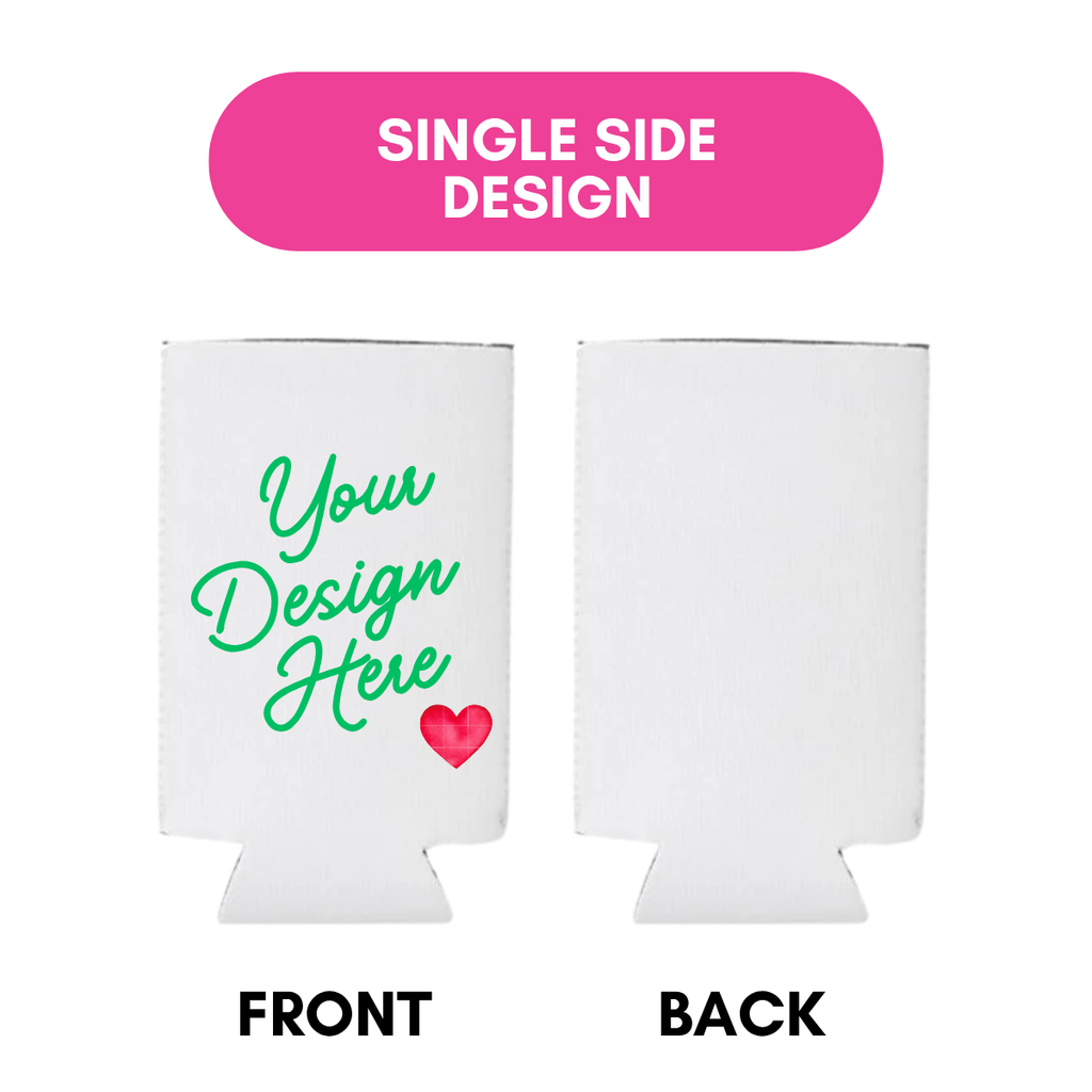 Custom Neoprene Can Cooler, Regular and Slim Fit