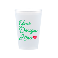 Custom Full Color Frost Flex Cups, 12oz