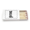 Personalized Pet Matchbox Labels With Matches for Pet Owners