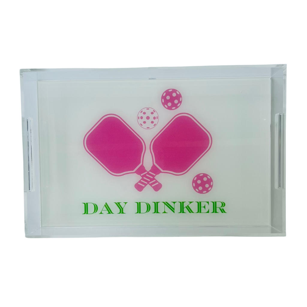 Day Dinker Pickleball Acrylic Tray, 11" x 17"