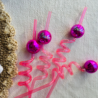 Pink Disco Straws | Groovy Bachelorette | 70s Birthday Party