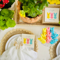 Easter With My Peeps Cocktail Paper Beverage Napkin