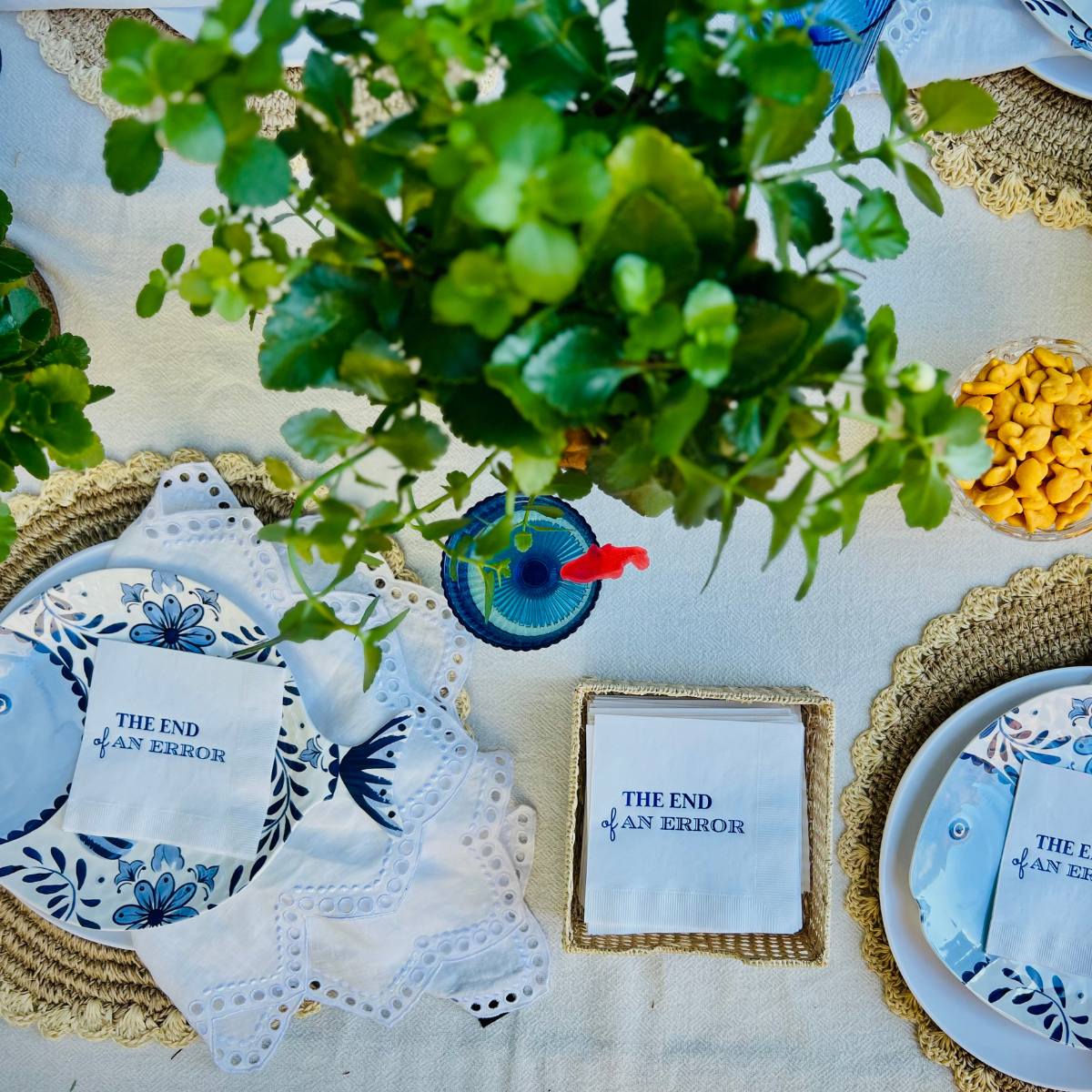 The End Of An Error Divorce Cocktail Paper Beverage Napkins | Divorce Party Décor