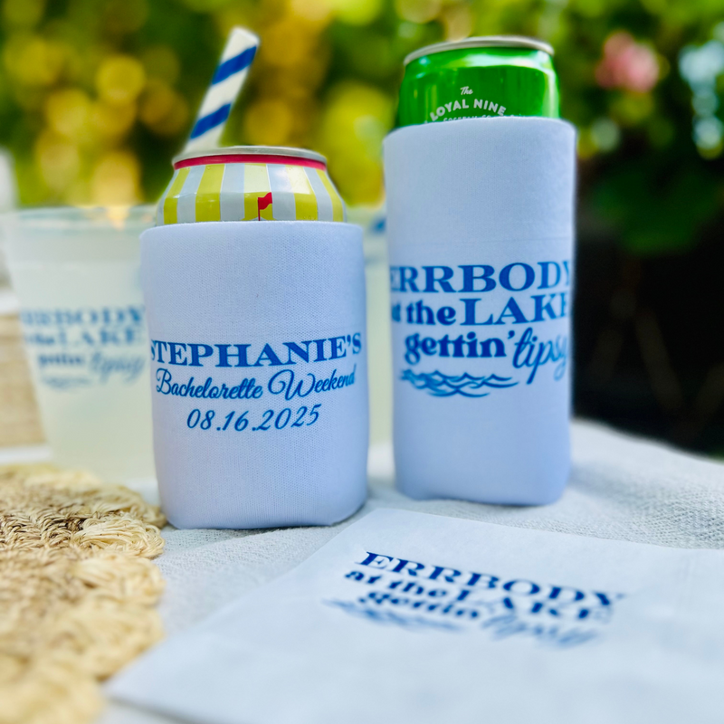 Errbody At The Lake Gettin' Tipsy Can Cooler