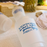 Errbody At The Lake Gettin' Tipsy 16oz Frosted Drinking Cups