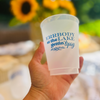 Errbody At The Lake Gettin' Tipsy 16oz Frosted Drinking Cups