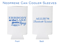 Errbody At The Lake Gettin' Tipsy Can Cooler