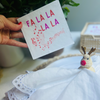 Fa La La Cocktail Paper Beverage Napkins | Fun Holiday Napkins | Christmas Napkins