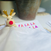 Fa La La Cocktail Paper Beverage Napkins | Fun Holiday Napkins | Christmas Napkins