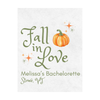 Fall In Love Customizable Large Wine Label | Fall Bachelorette Décor