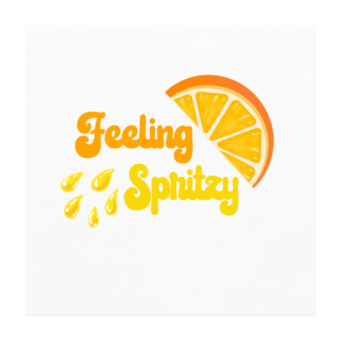 Feeling Spritzy Cocktail Paper Beverage Napkin Pack