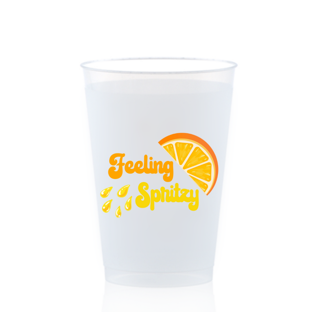 Feeling Spritzy Aperol Spritz Frost Flex Drinking Cup, 12oz