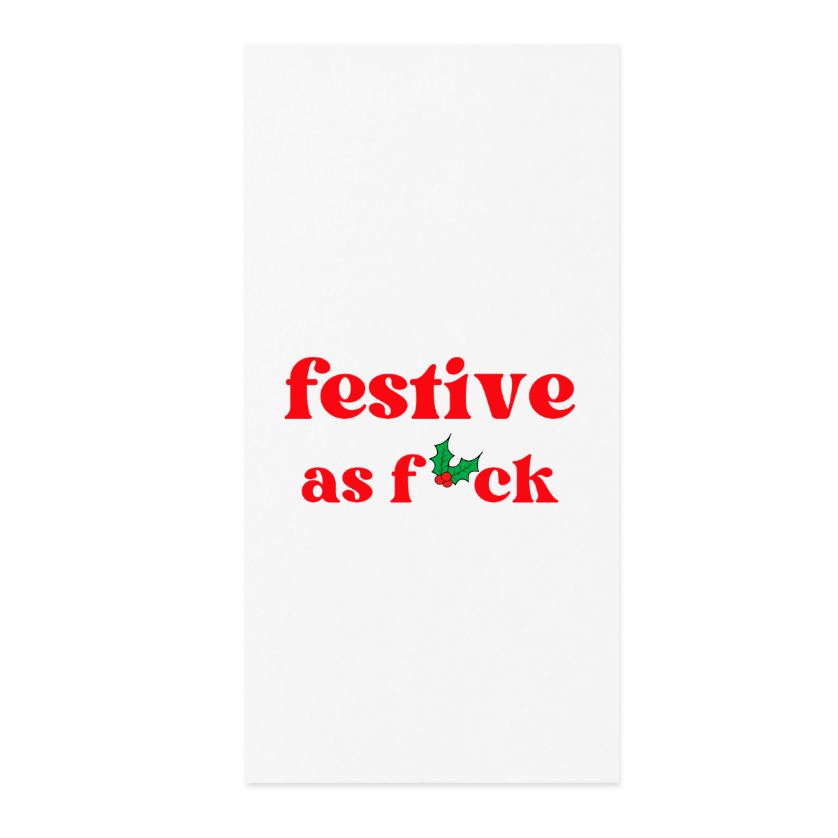 Festive as F*ck Paper Guest Towels