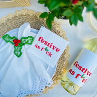 Festive As F*ck Cocktail Paper Beverage Napkins