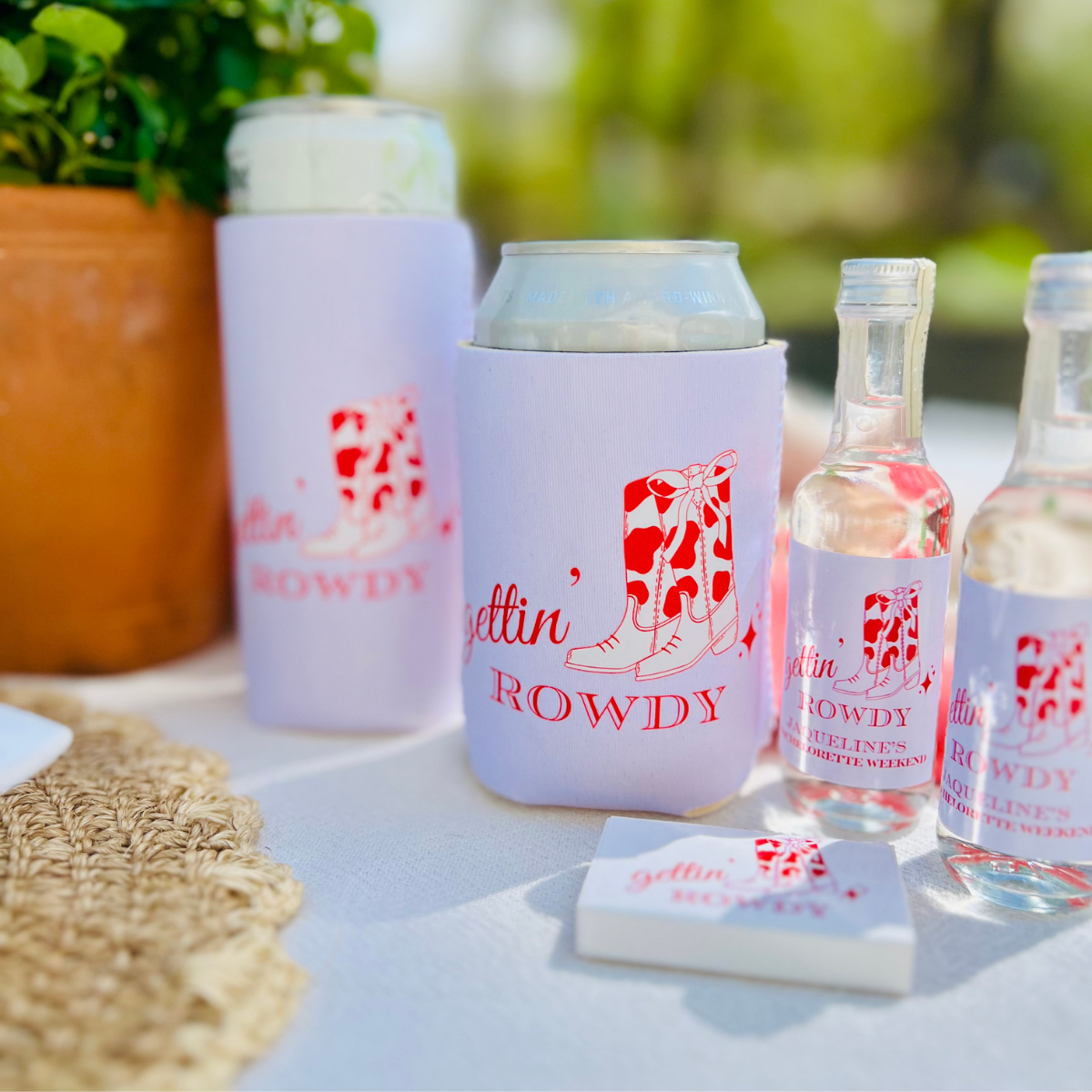 Gettin' Rowdy Custom Can Cooler Sleeves
