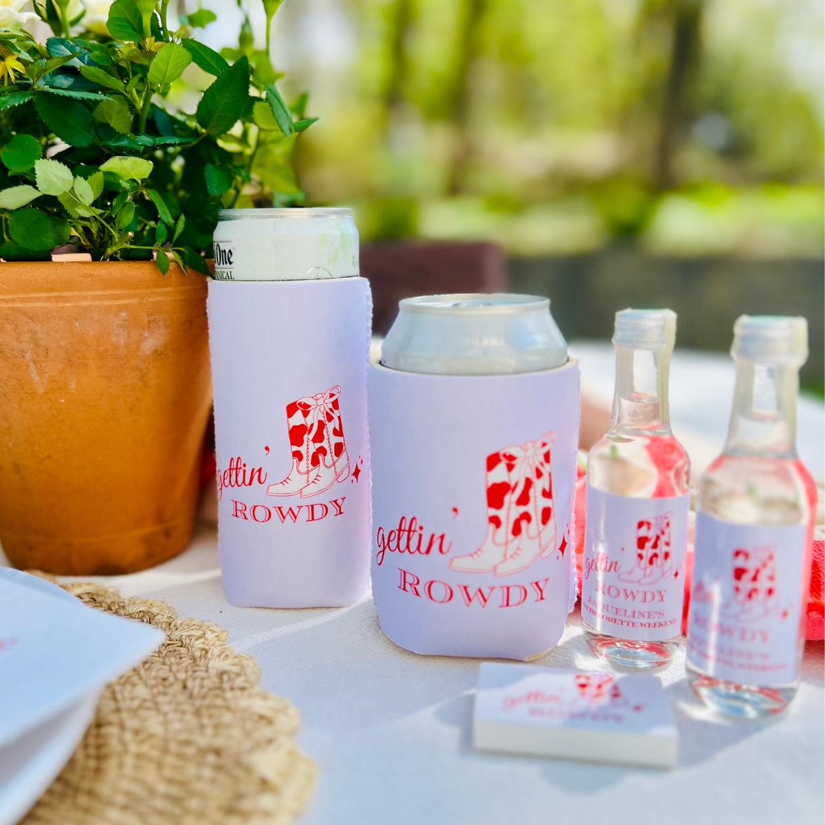 Gettin' Rowdy Custom Can Cooler Sleeves