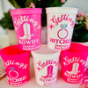 Getting Rowdy Disco Cowgirl Customizable Stadium Cup | Last Rodeo Bachelorette | Bride's Last Rodeo