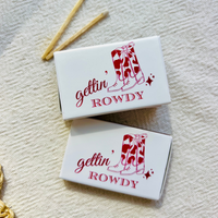 Gettin' Rowdy Custom Matchboxes With Personalized Matchbox Labels & Matches