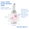 Gettin' Rowdy Custom Mini Liquor Bottle Labels