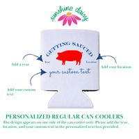 Getting Sauced Can Coolers | Customizable Slim & Regular Fit Barbecue Can Coolers