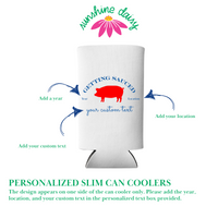 Getting Sauced Can Coolers | Customizable Slim & Regular Fit Barbecue Can Coolers