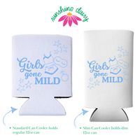Girls Gone Mild Foam Can Cooler Sleeves, Standard & Skinny