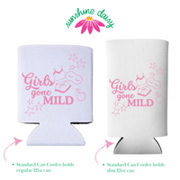 Girls Gone Mild Foam Can Cooler Sleeves, Standard & Skinny