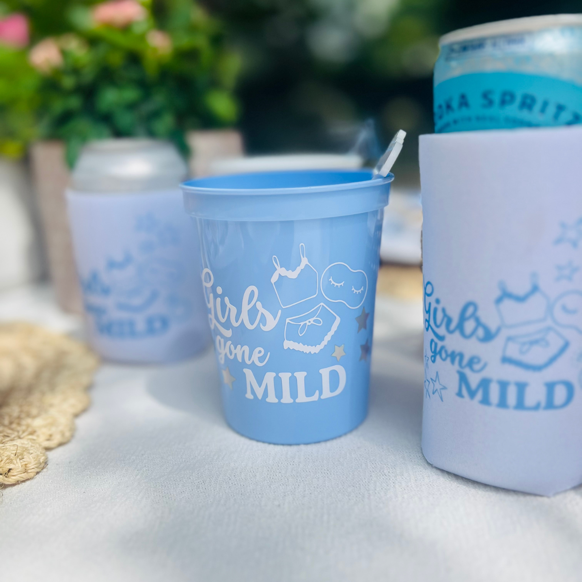 Girls Gone Mild Foam Can Cooler Sleeves, Standard & Skinny