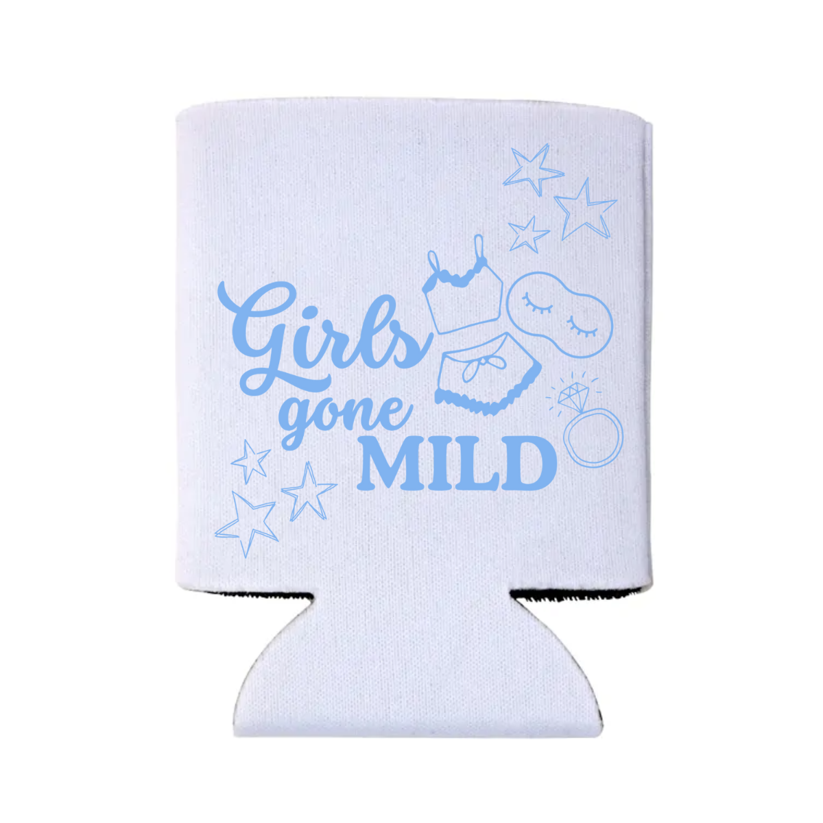 Girls Gone Mild Foam Can Cooler Sleeves, Standard & Skinny