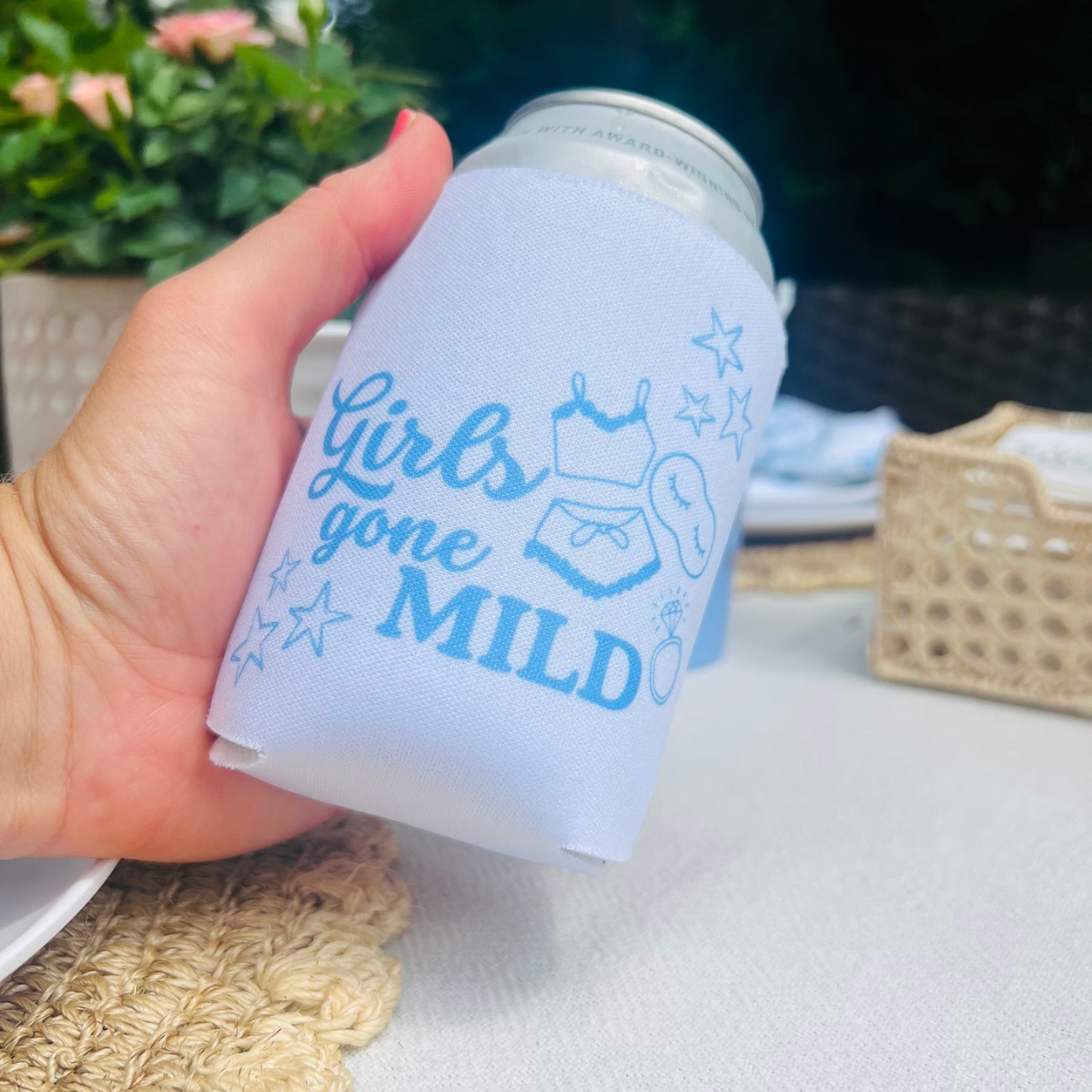 Girls Gone Mild Foam Can Cooler Sleeves, Standard & Skinny