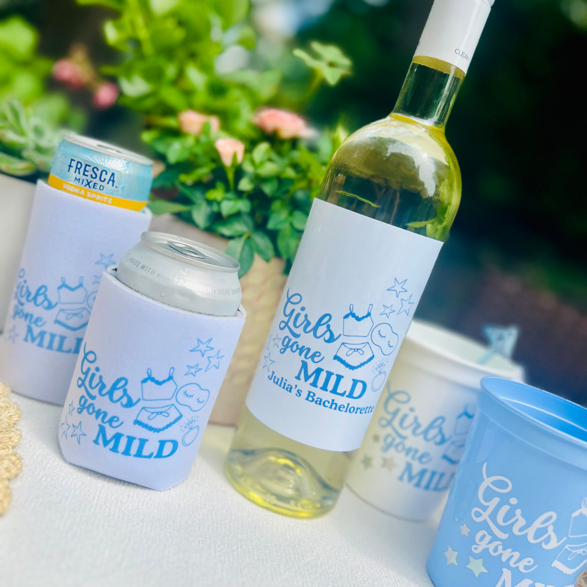 Girls Gone Mild Foam Can Cooler Sleeves, Standard & Skinny