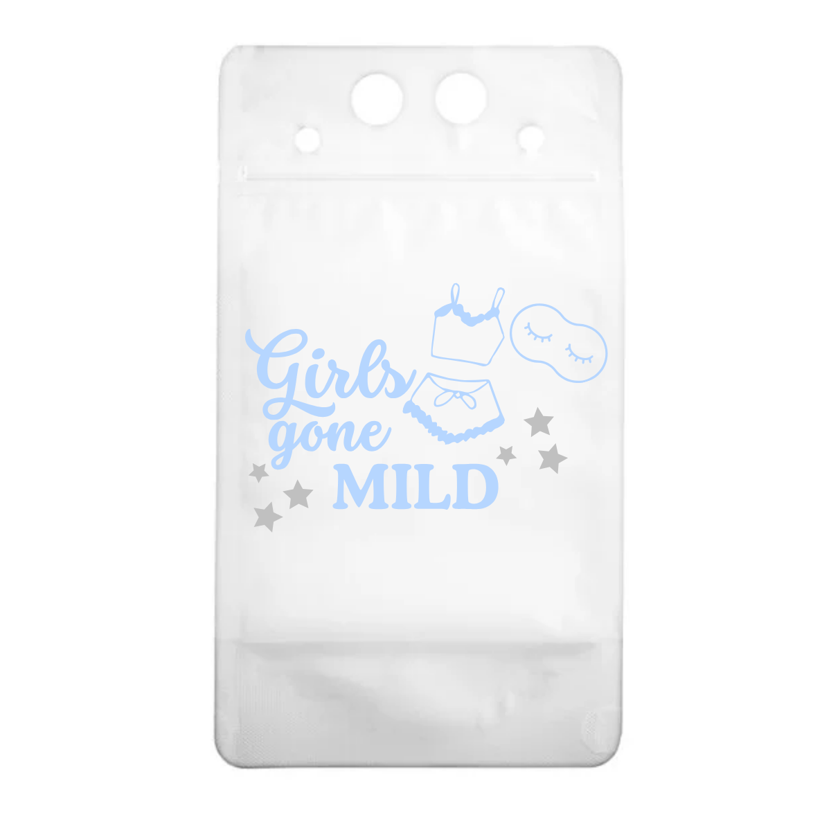 Girls Gone Mild Reusable Drinking Pouches | Fun Cocktail Pouches for Bachelorette Parties & Girls Trips